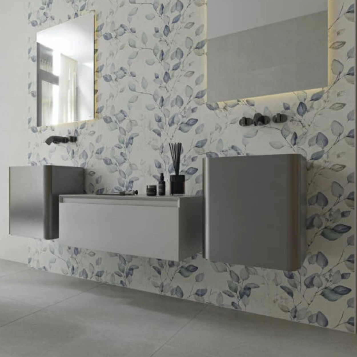 Cifre Ceramica Alure White Caudalie Decor Wandtegel 30x75 cm